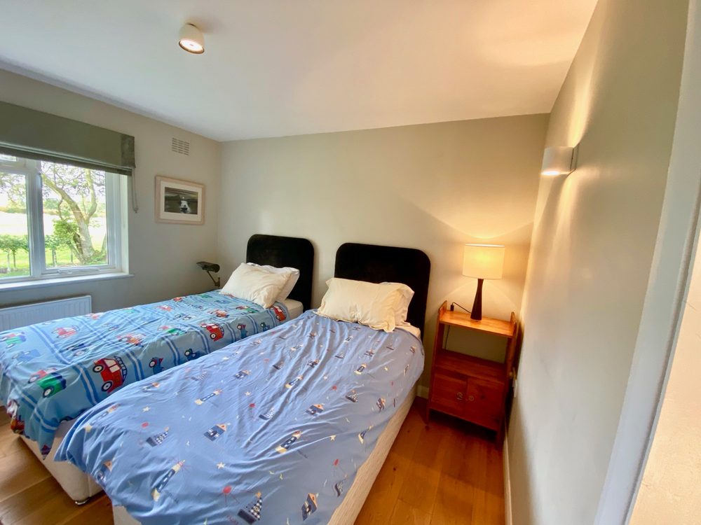 A twin bedroom