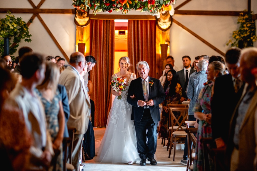 Walking down the aisle