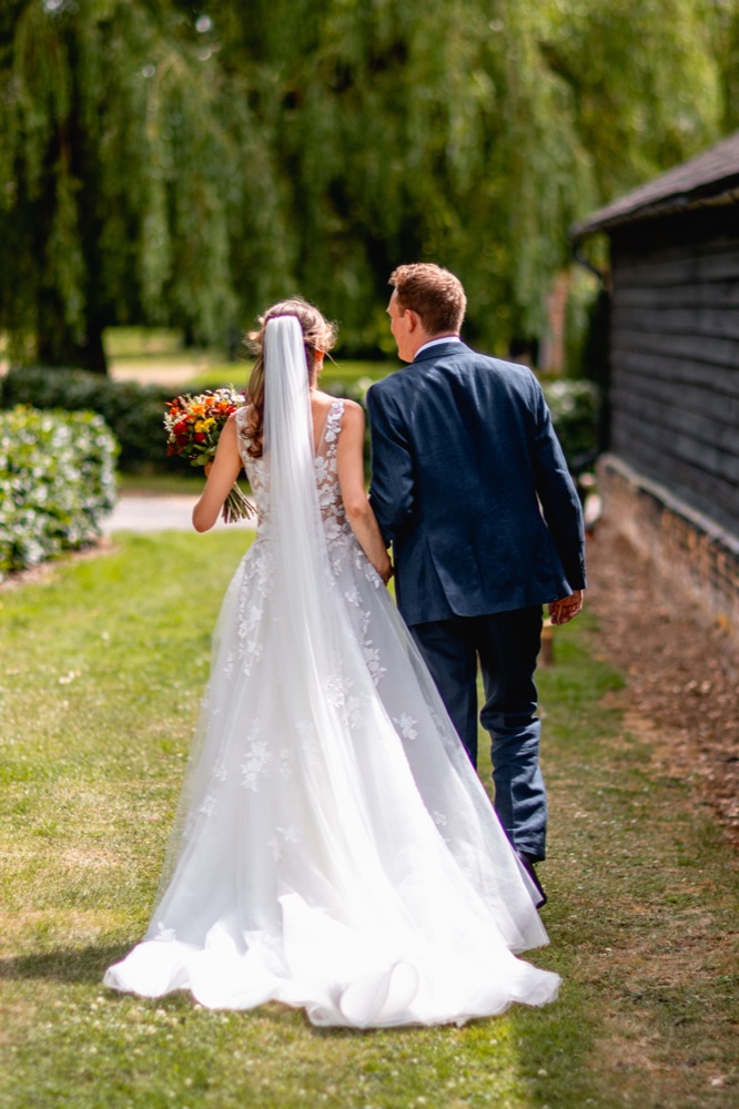 Walking in the gardens
