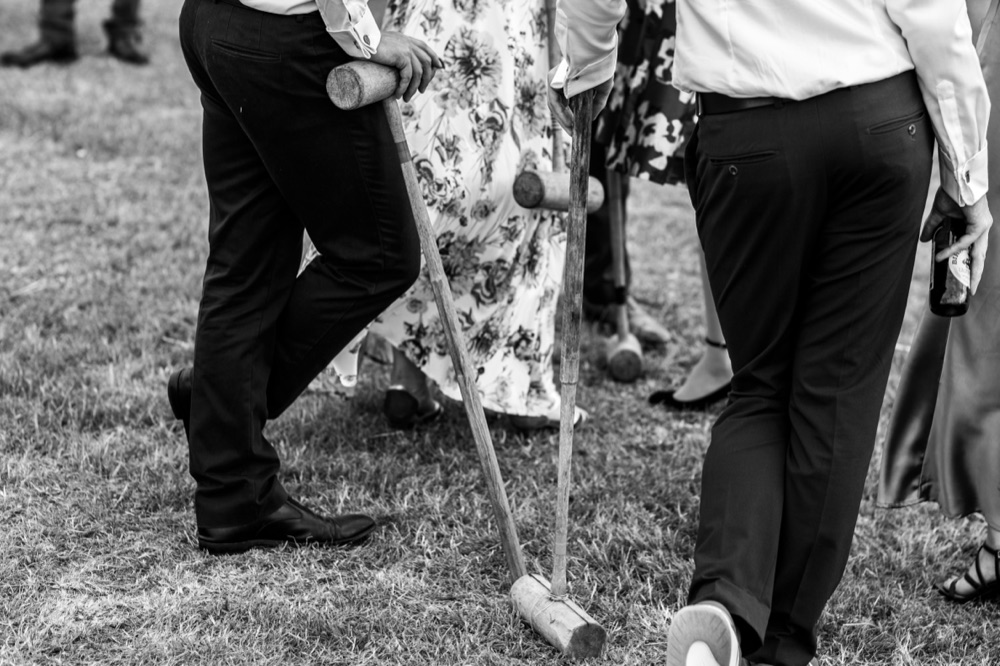 Croquet on the lawn